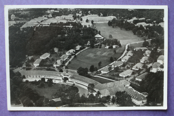 Ansichtskarte Luftbild AK Berlin 1938 Olympisches Dorf Inf-Schule Inf-Lehr-Rgt Olympia Ortsansicht Architektur